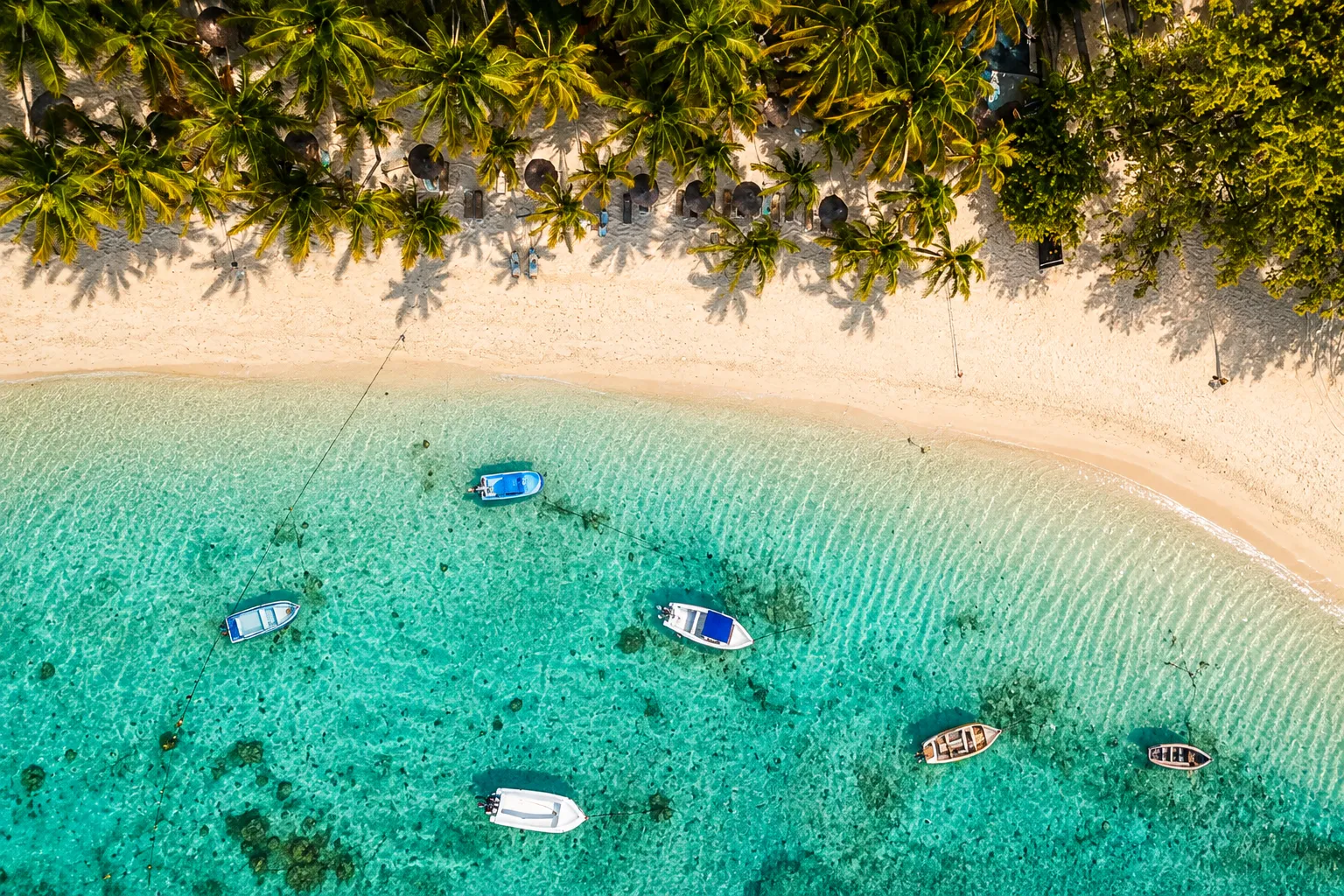Bel Ombre beach, south coast of Mauritius