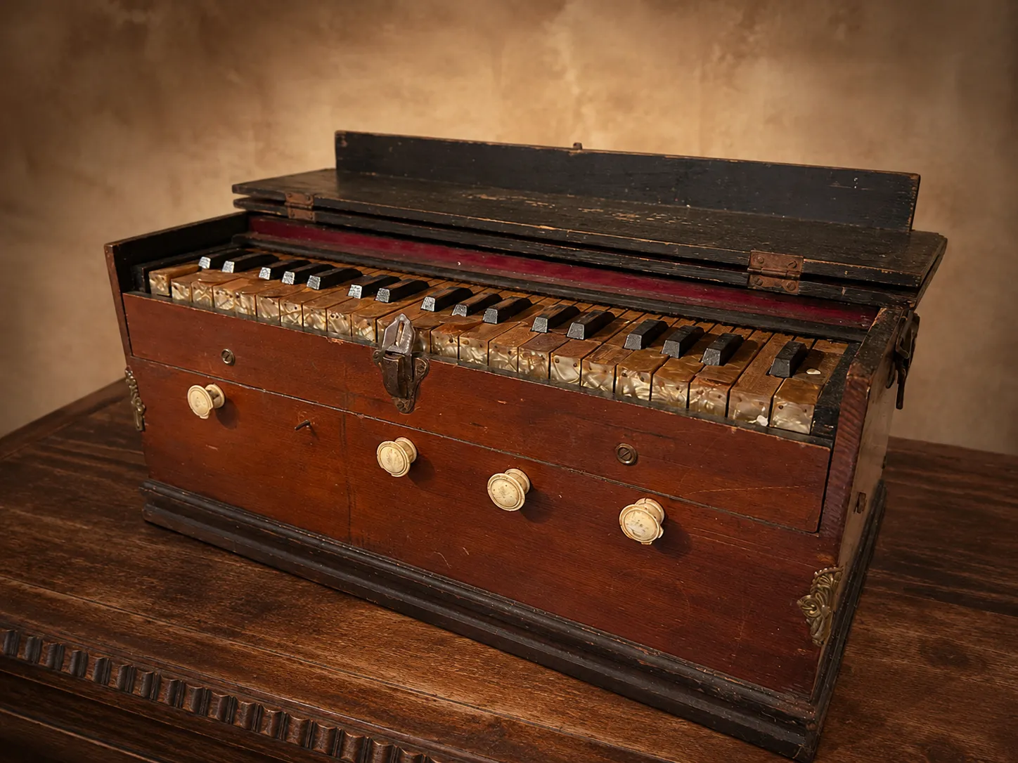 Antique harmonium that belonged to our grandfather