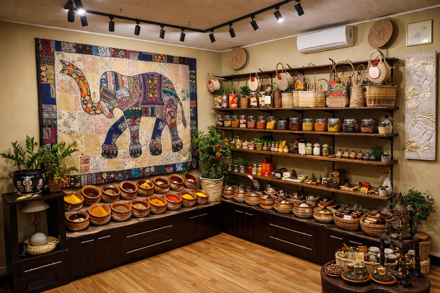 Inside the Heritage Spice House boutique