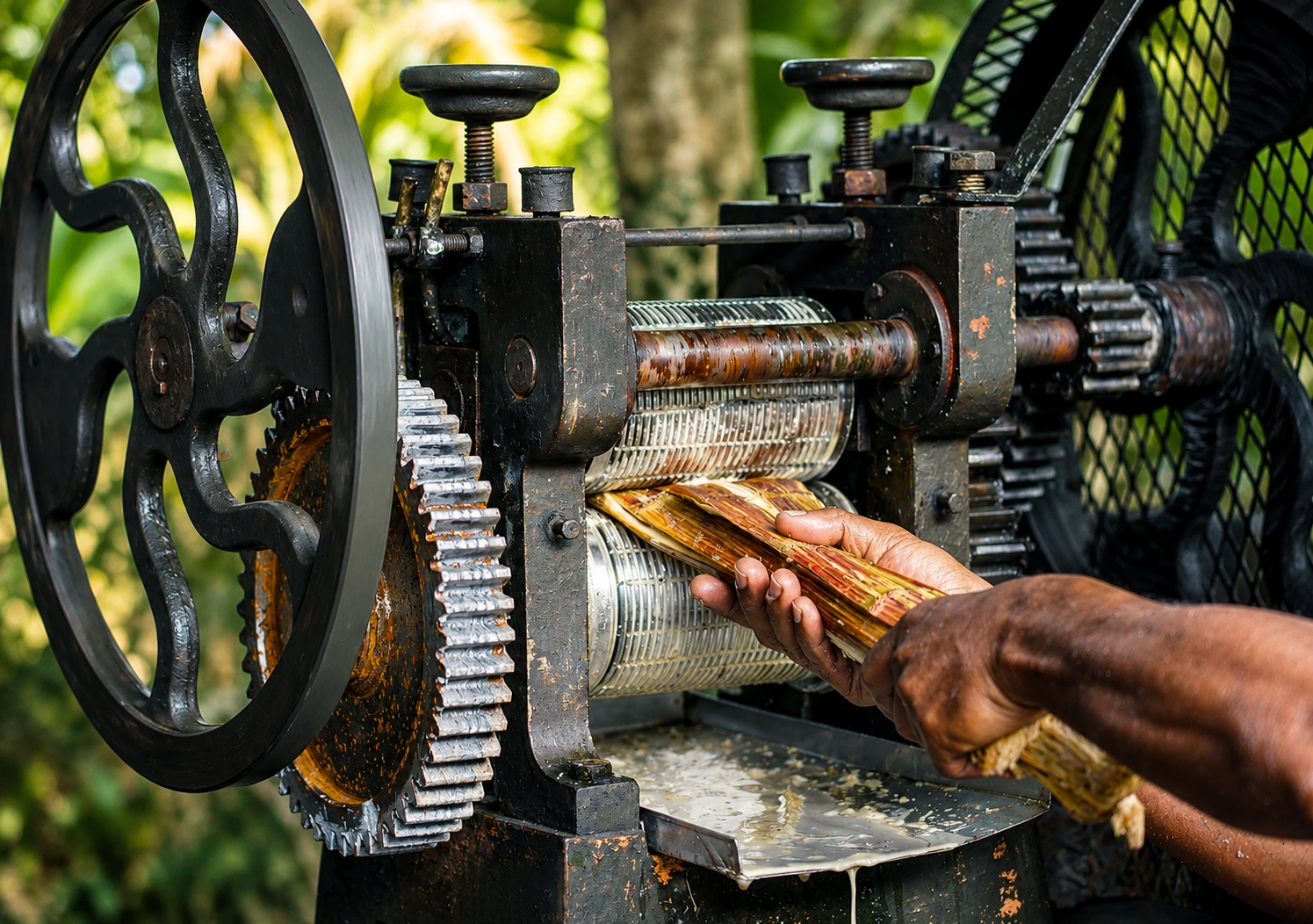 St Aubin colonial house and rum distillery, south Mauritius