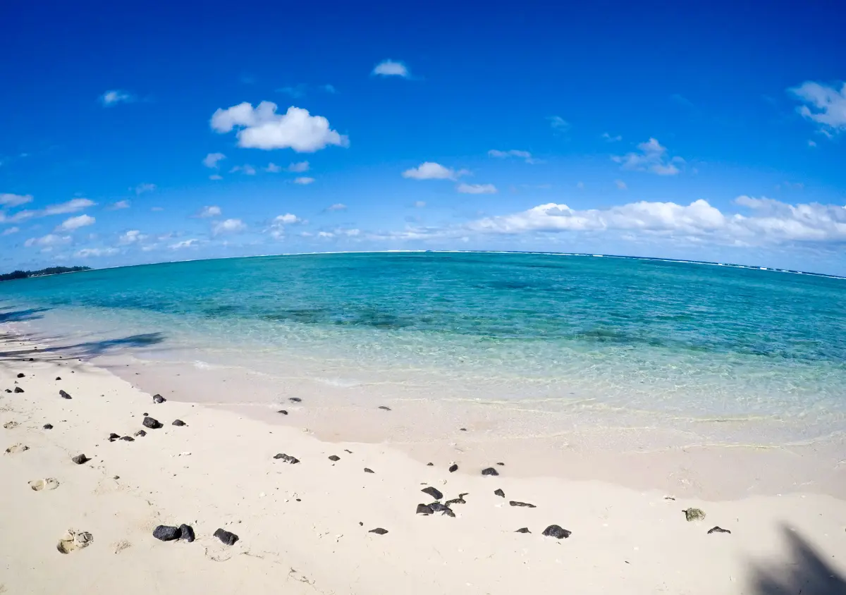 Riambel beach, south Mauritius