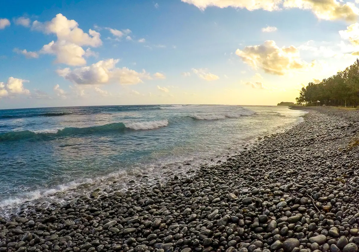 Rivière des Galets beach, south Mauritius